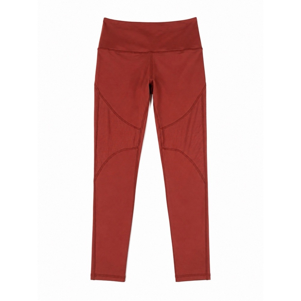 Offline By Aerie Leggings Orange 7/8 Length Mesh Dots M